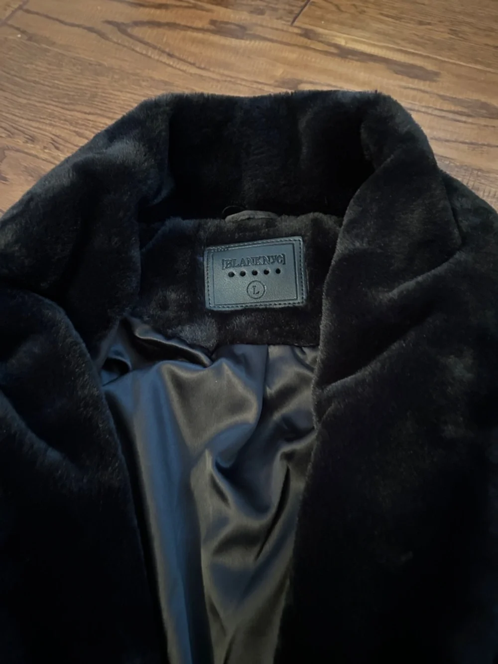 Blank NYC Black Faux Fur Teddy Jacket - Picture 1 of 6